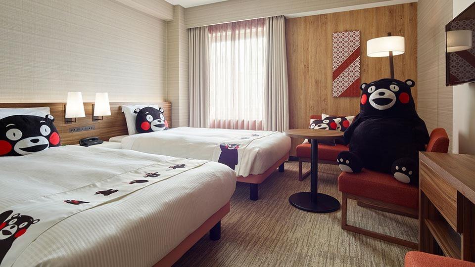 三井ガーデンホテル熊本の「くまRoom（スタンダードツイン）」の写真