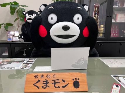 写真:くまモンも受験中?!の様子